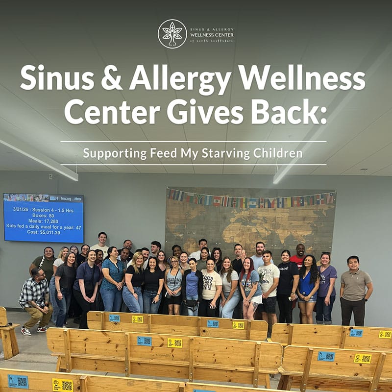 Sinus & Allergy Wellness Center Gives Back: Supporting Feed My Starving Children